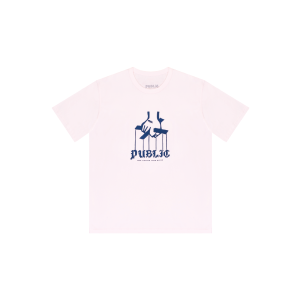 Public FAMILY MAN t-shirt pale pink